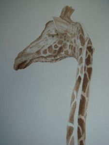 Voir le détail de cette oeuvre: loulie - tête de girafe